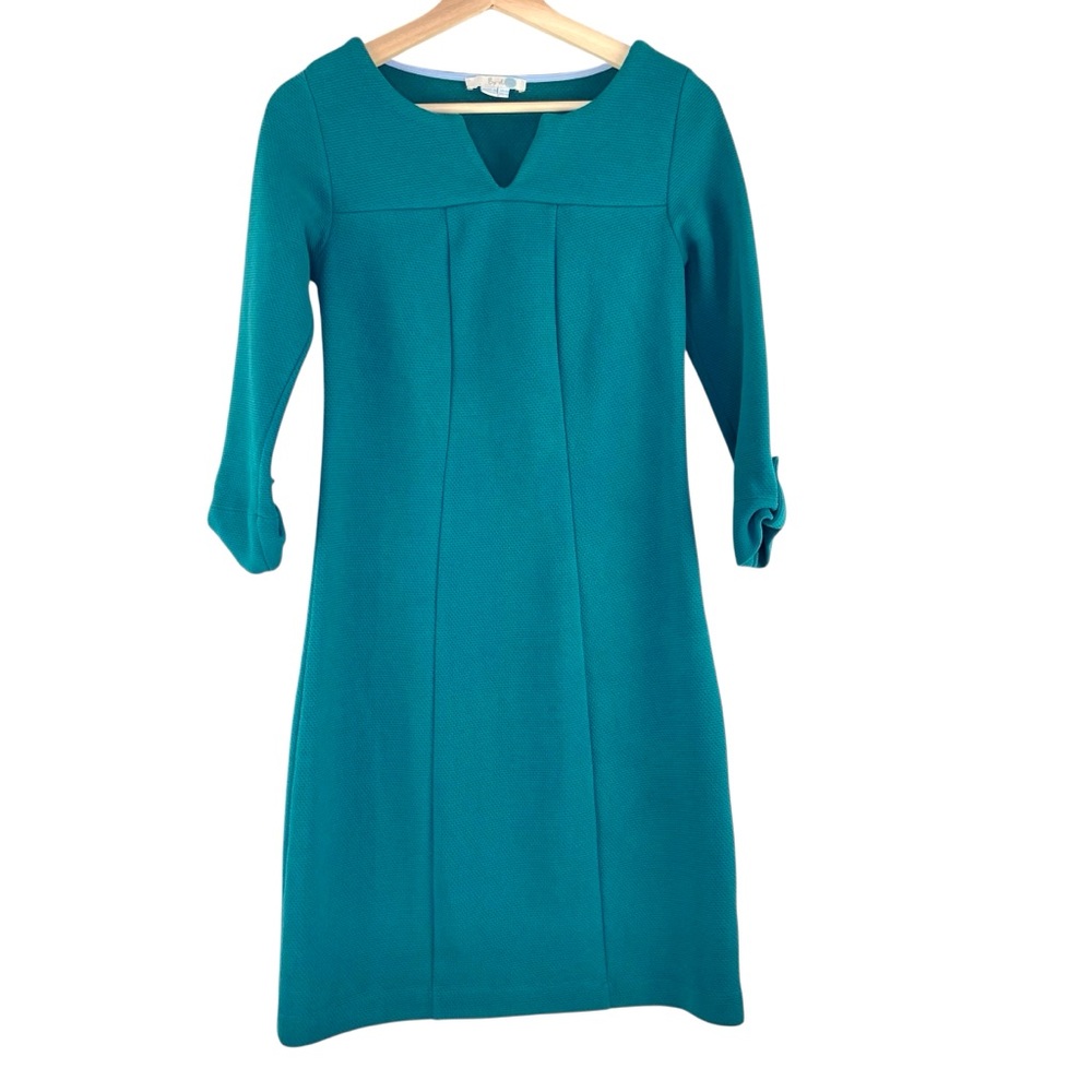 Boden Genevieve Dress in Emerald Green - Picture 2 of 6